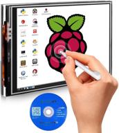 🖥️ raspberry pi 3b+ tft жк-дисплей, 3.5-дюймовый 480x320 tft сенсорный монитор для raspberry pi model b a+ с интерфейсом spi и сенсорным пером sc06 логотип