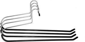 img 2 attached to 🛏️ BuyDBest - Set of 9 Stainless Steel Heavy Duty Hangers for Bedspreads, Tablecloths, Linens, Large Towels, Cloth, Blankets