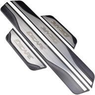 mtawd нержавеющая сталь накладка порог кузова 🚪 защита от царапин педали для автомобиля ford escape 2014-2021 логотип