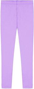 img 3 attached to 👧 Must-Have Girls' Cotton Length Leggings: Trending Leggings for Girls' Clothing