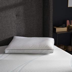 img 4 attached to 🛏️ Experience Luxurious Comfort with TEMPUR-Home Medium-Soft Down Pillow for Queen Bed, in Classic White Shade