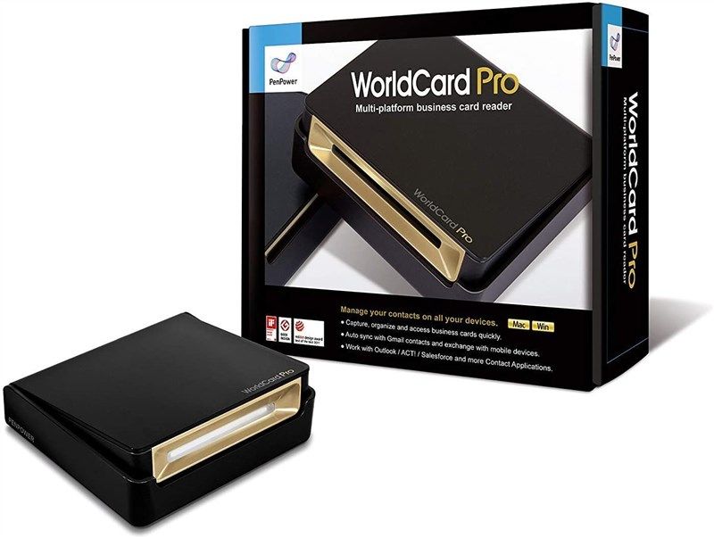 penpower worldcard business card scanner 로고