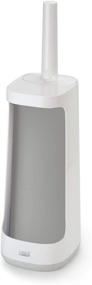 img 3 attached to Revolutionary Joseph Joseph Flex Toilet Brush: Holder & Caddy Combo in Sleek Gray