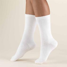 img 2 attached to Pairs Women Classic Athletic Socks