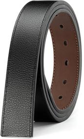 img 4 attached to 👔 Versatile Chaoren Not Pull Rotated Adjustable Leather Belts: Ultimate Men's Accessories