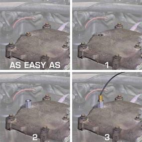 img 1 attached to 🔧 Адаптер резьбы датчика GlowShift Boost Bolt для моторов Chevy GMC 6.5L Turbo Detroit Diesel 1992-1999: Улучшите производительность с легкой установкой.