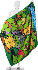 img 1 attached to 🐢 Nickelodeon's Teenage Mutant Ninja Turtles Cowabunga Dudes Fleece Throw Blanket - 46x60 Size, Multicolor