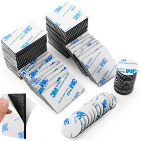 img 4 attached to Ultimate Fixing Solution: 90 Pack Double Sided Foam Tape for Sound Insulation, Handicrafts, Photos, Home & Office Decoration