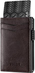 img 4 attached to 👝 VULKIT Leather Wallet Holder: Ultimate Protection for Men's Accessories in Wallets, Card Cases & Money Organizers