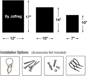 img 1 attached to Joffreg Speed Inches Reflective Aluminum Occupational Health & Safety Products