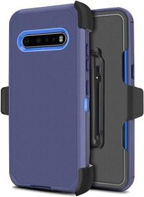 img 4 attached to 📱 Samsung Galaxy A71 5G Holster Case with Belt Clip & Screen Protector - Blue (Not Compatible with Samsung A71 Version)