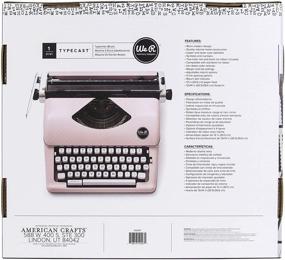 img 1 attached to 📠 We R Memory Keepers 0718813102971 Typewriter Typecast-Pink: The Perfect Vintage-inspired Writing Companion