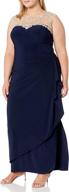 👗 stunning alex evenings fit and flare embroidered dress for plus size women logo