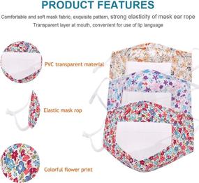 img 3 attached to 👗 Fashionable Reusable Coverings for Stylish and Safe Occupational Health & Safety