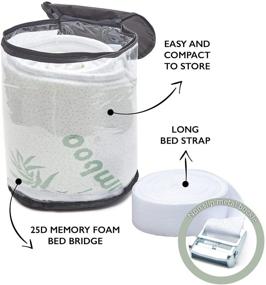 img 2 attached to 🛏️ BALIBETOV Bed Bridge: Twin to King Converter Kit for Seamless Bedroom Integration - Enhance Comfort with Mattress Connecting Strap and Bed Gap Filler - Twin Bed Extender with Twin Bed Connector