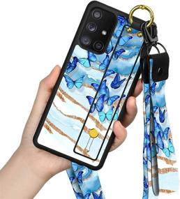 img 4 attached to ITELINMON Butterfly Kickstand Shockproof Flexible Cell Phones & Accessories