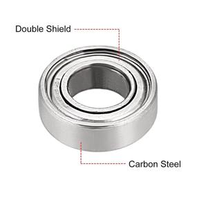 img 3 attached to High-Quality Uxcell Bearing Shielded 2080088 Bearings for Optimum Performance