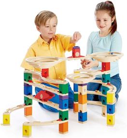 img 2 attached to 🔨 Quadrilla Wooden Marble Construction Set: Enhancing Creativity Through Hape's Quality Design