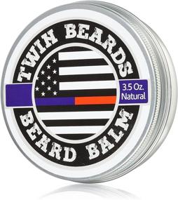 img 4 attached to 🧔 Twin Beards Beard Balm - All Natural Conditioning & Strengthening Formula for Softer, Thicker Beards - Infused with Argan Oil, Shea Butter & Jojoba Oil - 3.5 oz