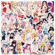 🔞 ahegao sexy anime girls stickers - waterproof vinyl decals for adults: water bottles, laptop, skateboard, computer logo