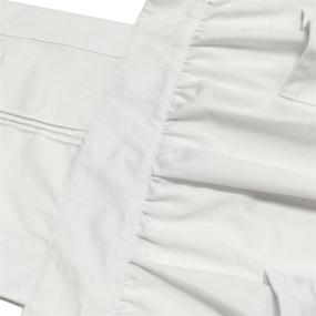 img 1 attached to 👩 allydrew Retro White Maid Apron: Perfect Cosplay & Kitchen Essential!