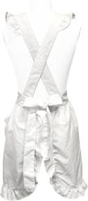 img 2 attached to 👩 allydrew Retro White Maid Apron: Perfect Cosplay & Kitchen Essential!