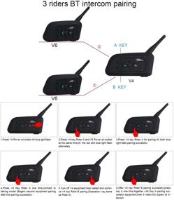 img 3 attached to 📢 EJEAS 1 набор V4 + 2 набора V6 1200M 3 Судьи одновременное общение Футбольный Рефери Коуч-гарнитура Арбитраж Рации с улучшенным поисковым маркетингом