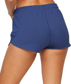 img 2 attached to 🩳 Active Women's Four Way Stretch Micro French Terry Yoga and Lounge Short with Colosseum Brand