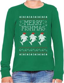 img 4 attached to 🎄 Jawlly Christmas Sweater Sweatshirt for Boys' Clothing: Fashion Hoodies & Sweatshirts by TeeStars