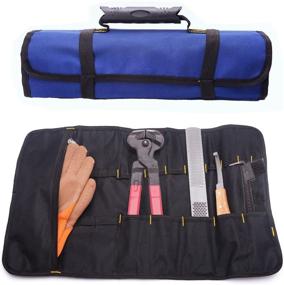 img 3 attached to 🐴 Professional 5-Piece Horse Farrier Hoof Tool Kit with Carry Bag - Equine Metal Shears, Nippers, Cutter, Knife - Stable Supplies for Effective Hoof Trimming