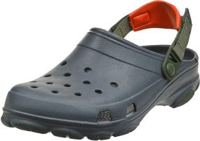 img 4 attached to Stylish Crocs Classic Terrain Black Mules & Clogs for Women and Men