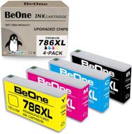 🖨️ premium quality beone remanufactured ink cartridge 4-pack for epson 786 xl - compatible with wf-4630, wf-4640, wf-5690, and more logo