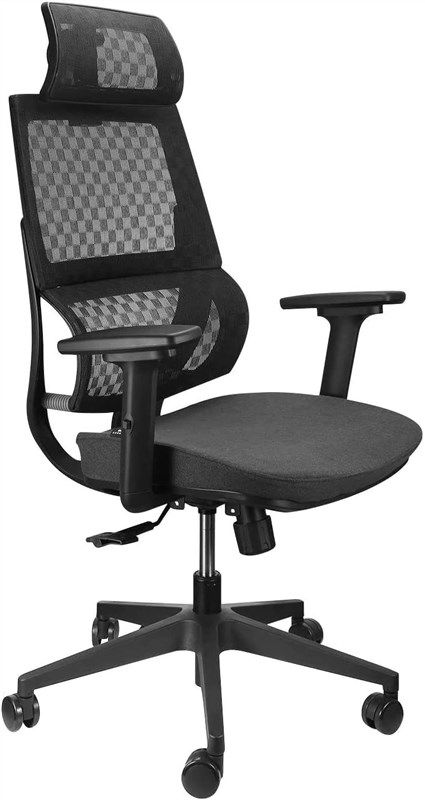 Argomax ergonomic mesh office chair high back swivel desk chair adjustable headrest armrest tilt back and tension new arrivals