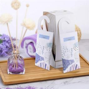 img 2 attached to 🌸 Luxury Lavender Scented Sachets: Long-Lasting Closet Deodorizer & Home Fragrance Packets by MYARO