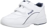 propet women's tour walker strap white walking casual shoes: comfortable and stylish footwear for everyday walks logo