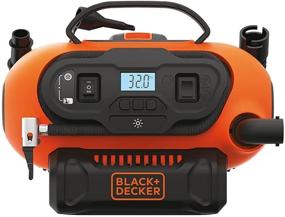 img 4 attached to BLACK+DECKER 20V MAX Cordless Tire Inflator, 🔋 Dual Power (Cordless & Corded), Tool Only (BDINF20C)