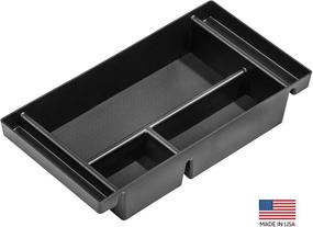 img 4 attached to 🚗 Vehicle OCD - Center Console Organizer Tray for Chevy Silverado 1500 / GMC Sierra 1500 (2019-2021) and 2500/3500 HD (2020-2021) (Full Console with Bucket Seats ONLY) - Made in USA, Enhancing Console Storage