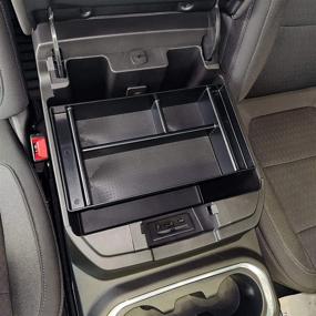 img 3 attached to 🚗 Vehicle OCD - Center Console Organizer Tray for Chevy Silverado 1500 / GMC Sierra 1500 (2019-2021) and 2500/3500 HD (2020-2021) (Full Console with Bucket Seats ONLY) - Made in USA, Enhancing Console Storage