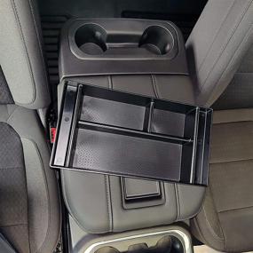 img 1 attached to 🚗 Vehicle OCD - Center Console Organizer Tray for Chevy Silverado 1500 / GMC Sierra 1500 (2019-2021) and 2500/3500 HD (2020-2021) (Full Console with Bucket Seats ONLY) - Made in USA, Enhancing Console Storage