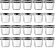 📦 10 new uses for novelinks 4 ounce clear plastic jars with lids - versatile & refillable containers for kitchen and household storage - bpa free (20 pack) логотип