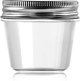 img 3 attached to 📦 10 New Uses for novelinks 4 Ounce Clear Plastic Jars with Lids - Versatile & Refillable Containers for Kitchen and Household Storage - BPA Free (20 Pack)