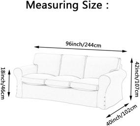 img 3 attached to 🛋️ Swanna Plastic Thicker Clear Heavy-Duty Waterproof Sofa/Couch Cover for Pet Protection, Storage, and Moving - Vinyl Slipover Furniture Shield (Sofa-1 Pack)