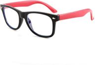 gudzws kids blue light blocking glasses: rectangular digital eyewear for boys and girls aged 5-12 logo