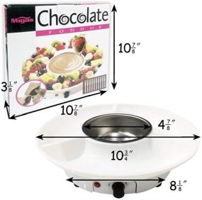 img 1 attached to Chocolate Fondue Maker Electric Stainless