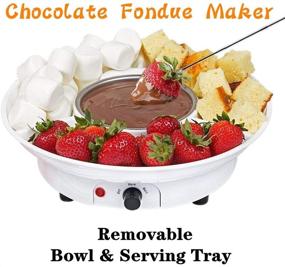img 3 attached to Chocolate Fondue Maker Electric Stainless