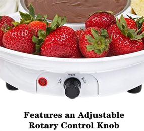 img 2 attached to Chocolate Fondue Maker Electric Stainless