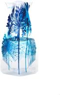 boom bloom blue myvaz vase logo