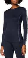 👚 helly hansen women's hh lifa baselayer crew top: stay warm and comfortable in style логотип