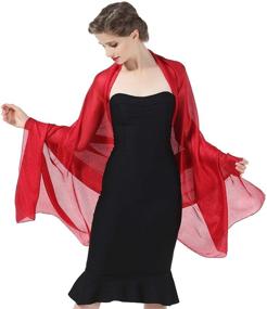 img 4 attached to Shawls Evening Wedding Bridal Lightweight Women's Accessories in Scarves & Wraps