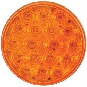 img 2 attached to GG Grand General 76450 4 Inches Fleet Amber/Amber 18 LED Sealed Park/Turn Light